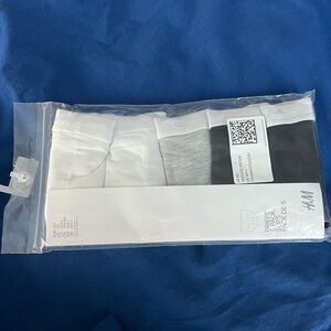 Pack of 5 girl 14+ years White, Gray, and Black Briefs 5-Pack